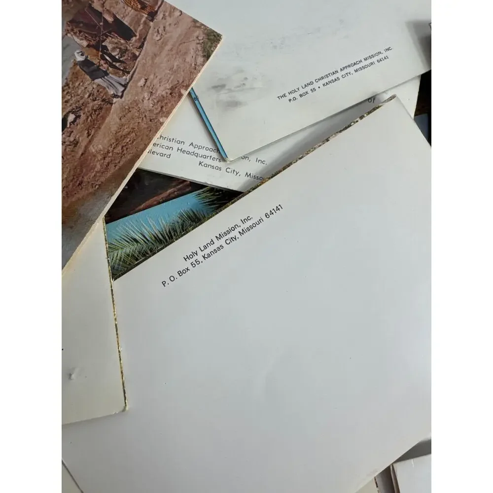 Vintage Holy Land Missions Cards Lot of 16 Unused Greeting Cards Mementos Easter
